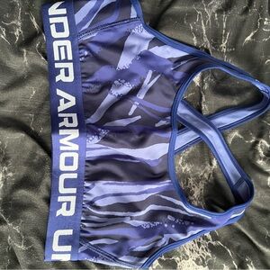 Under Armour Blue Sports Bra No padding